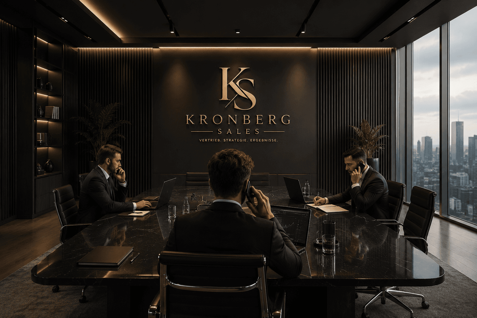Kronberg Sales Team bei der Kundenakquise